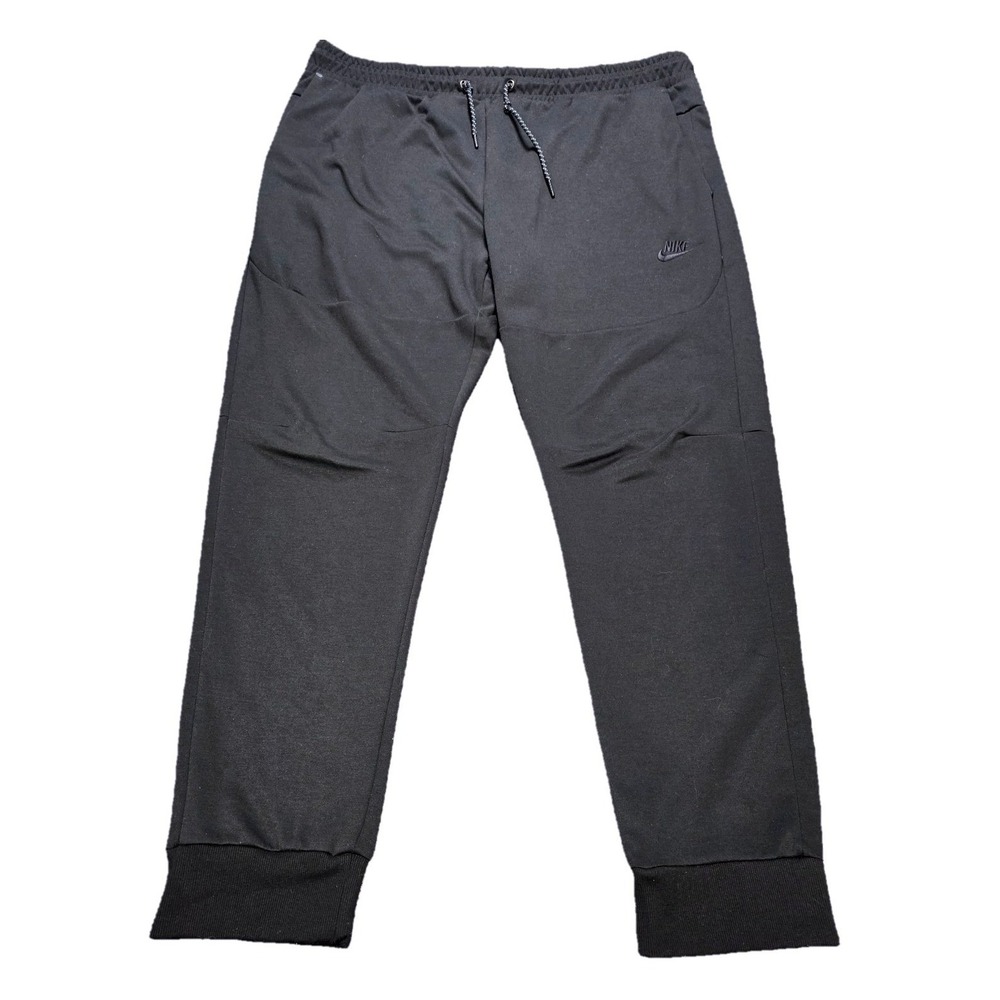 Nike Sportswear Joggers Pants Men's Size 4XL Black Tapered Elastic Athletic Wear